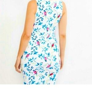Motherhood maternity flower and bird tank dress. Only worn once. Stretchy